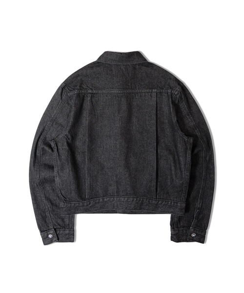 JACKROSE（ジャックローズ）の「JE-ファイヤーマン・プリーツデニム　JKT（デニムジャケット・メンズ・ブラック・M/L/XL）」の3枚目の写真