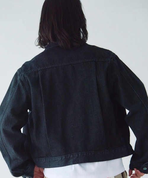 JACKROSE(ジャックローズ)の「JE-ファイヤーマン・プリーツデニム JKT(デニムジャケット・メンズ・ブラック・M/L/XL)」の16枚目の写真