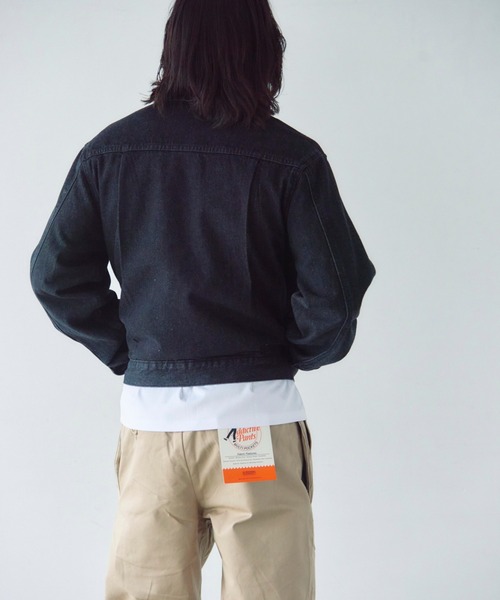 JACKROSE(ジャックローズ)の「JE-ファイヤーマン・プリーツデニム JKT(デニムジャケット・メンズ・ブラック・M/L/XL)」の17枚目の写真