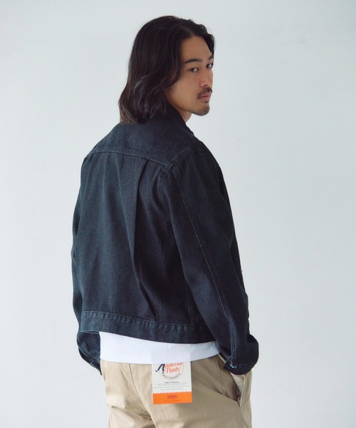 JACKROSE(ジャックローズ)の「JE-ファイヤーマン・プリーツデニム JKT(デニムジャケット・メンズ・ブラック・M/L/XL)」の15枚目の写真