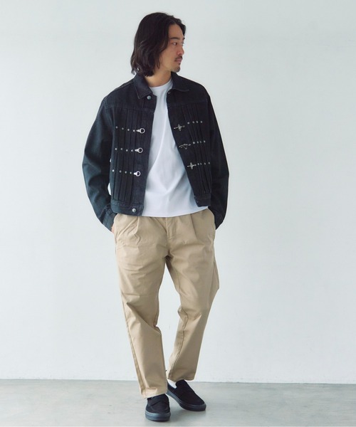 JACKROSE(ジャックローズ)の「JE-ファイヤーマン・プリーツデニム JKT(デニムジャケット・メンズ・ブラック・M/L/XL)」の20枚目の写真