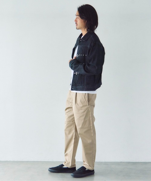 JACKROSE(ジャックローズ)の「JE-ファイヤーマン・プリーツデニム JKT(デニムジャケット・メンズ・ブラック・M/L/XL)」の21枚目の写真