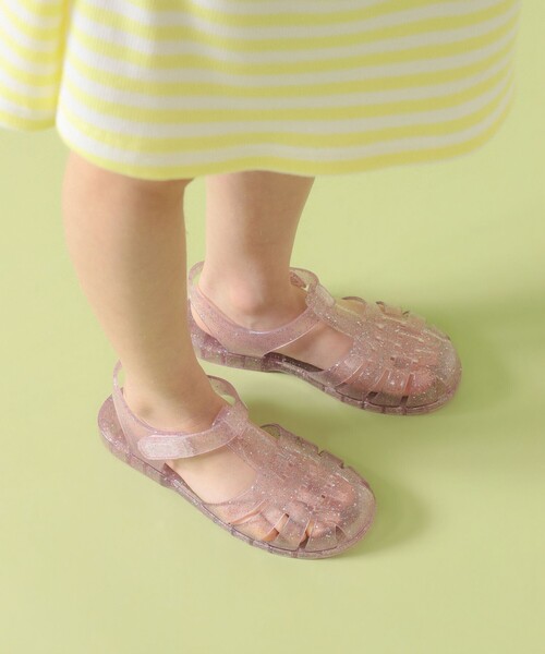 igor（イゴール）の「igor / CLASICA グリッター サンダル 2026SS（12～21cm） イゴール キラキラ 水遊び プール S10329 S10374（サンダル・キッズ・ホワイト/ブラック系その他4/ピンク・12.5cm/13cm/14cm/14.5㎝/15cm/16cm/16.5cm/17cm/18cm/18.5cm/19㎝/20cm/21cm/22cm/12cm）」の3枚目の写真
