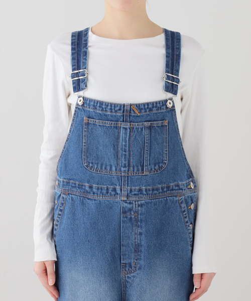 SLOBE IENA（スローブイエナ）の「DENIMサロペット（サロペット/オーバーオール・レディース・ブルー系その他・38/36）」の5枚目の写真