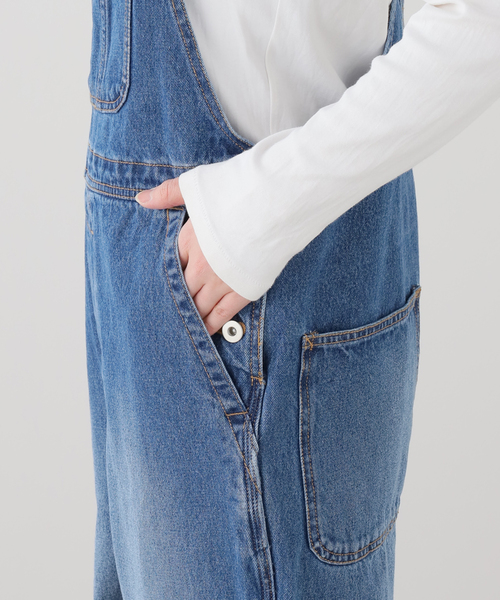 SLOBE IENA（スローブイエナ）の「DENIMサロペット（サロペット/オーバーオール・レディース・ブルー系その他・38/36）」の9枚目の写真