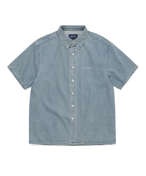 thisisneverthat(ディスイズネバーザット)の「Washed Denim S/S Shirt(シャツ/ブラウス・メンズ・ブルー系その他/ブラック・L/M/S/XL)」の2枚目の写真