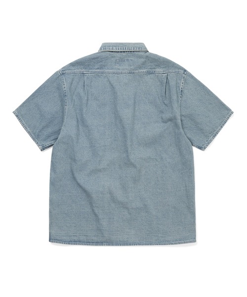 thisisneverthat(ディスイズネバーザット)の「Washed Denim S/S Shirt(シャツ/ブラウス・メンズ・ブルー系その他/ブラック・L/M/S/XL)」の8枚目の写真