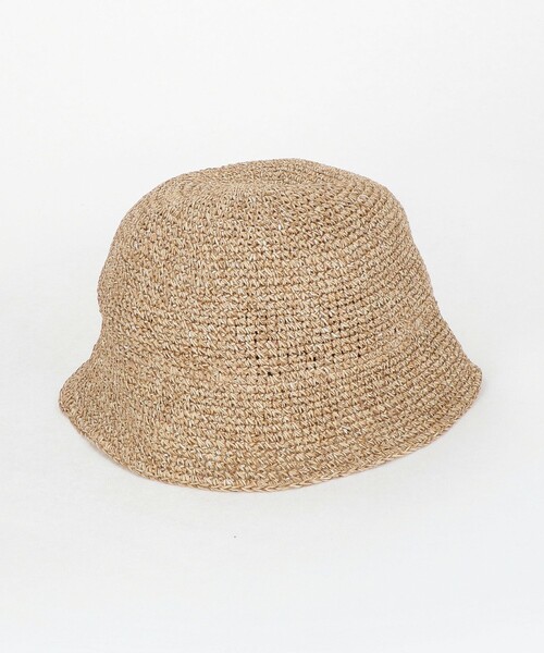 RACAL(ラカル)の「<Racal>ペーパー ファイバー チューリップハット(ハット・メンズ・ブラック/ナチュラル・FREE)」の13枚目の写真