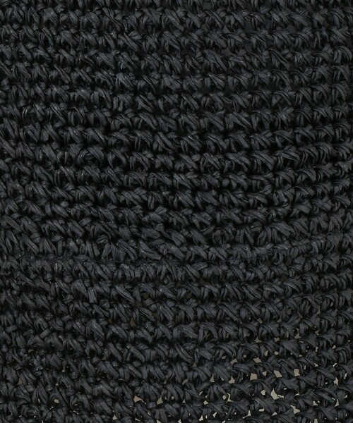 RACAL(ラカル)の「<Racal>ペーパー ファイバー チューリップハット(ハット・メンズ・ブラック/ナチュラル・FREE)」の6枚目の写真