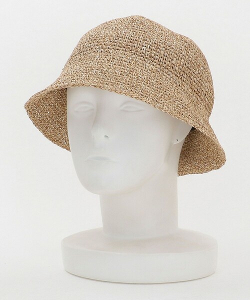 RACAL(ラカル)の「<Racal>ペーパー ファイバー チューリップハット(ハット・メンズ・ブラック/ナチュラル・FREE)」の8枚目の写真