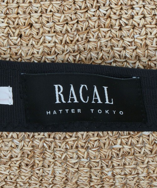 RACAL(ラカル)の「<Racal>ペーパー ファイバー チューリップハット(ハット・メンズ・ブラック/ナチュラル・FREE)」の6枚目の写真