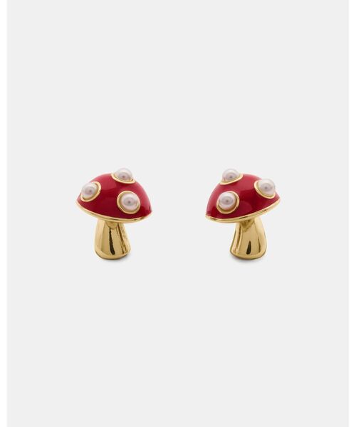 セール】シークレット ガーデン マッシュルーム ピアス（ピアス（両耳