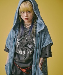 【GALFY/ガルフィー】病みに透けし ポンチョ