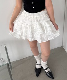 ホイップレースフリルミニスカパン