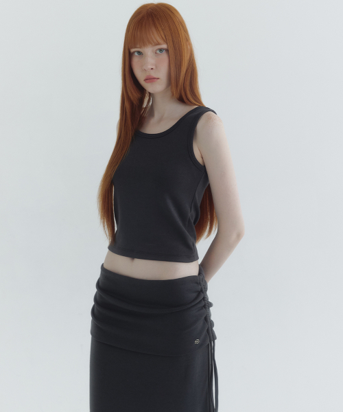 MICANE（ミケーネ）の「メナスリーブレスフォールドスカートセットアップ（スカート・レディース・ブラック/チャコール・SMALL/MEDIUM/LARGE/X-LARGE）」の13枚目の写真