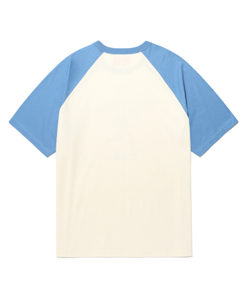 AECA(エイカ)の「RAGLAN COLOR BLOCK RUNNER HALF SLEEVE TEE-IVORY(Tシャツ/カットソー・メンズ・その他・M/L/XL)」の5枚目の写真
