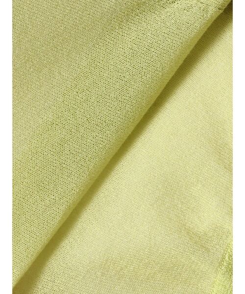 ELENDEEK（エレンディーク）の「カラーレイヤーシアーカーディガン（ニット/セーター・レディース・オフホワイト/ライム/ベージュ・FREE）」の10枚目の写真