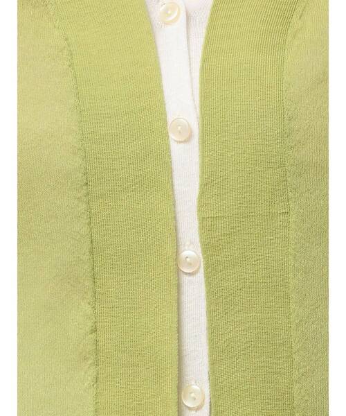 ELENDEEK（エレンディーク）の「カラーレイヤーシアーカーディガン（ニット/セーター・レディース・オフホワイト/ライム/ベージュ・FREE）」の16枚目の写真