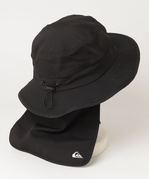 Quiksilver（クイックシルバー）の「クイックシルバー QUIKSILVER WR UV WATER BEACH HAT（ハット・メンズ・ブラック/グレー・ONE SIZE）」の3枚目の写真