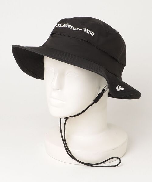Quiksilver（クイックシルバー）の「クイックシルバー QUIKSILVER WR UV WATER BEACH HAT（ハット・メンズ・ブラック/グレー・ONE SIZE）」の4枚目の写真