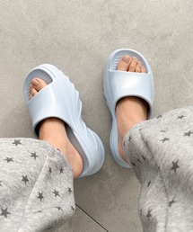 WEGO/厚底デザインラバーサンダル