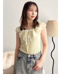 【WEB限定】ティアードカラーコンビトップス