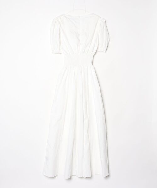 FREE STYLISTS(フリー スタイリスト)の「YUGA_YGMC Korean-style Puff-sleeve high-waisted long dress(ワンピース・レディース・ブラック/ホワイト・FREE)」の3枚目の写真