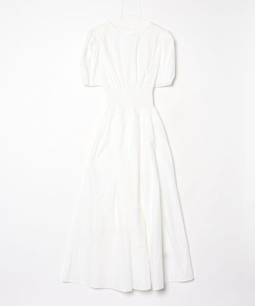 FREE STYLISTS(フリー スタイリスト)の「YUGA_YGMC Korean-style Puff-sleeve high-waisted long dress(ワンピース・レディース・ブラック/ホワイト・FREE)」の4枚目の写真
