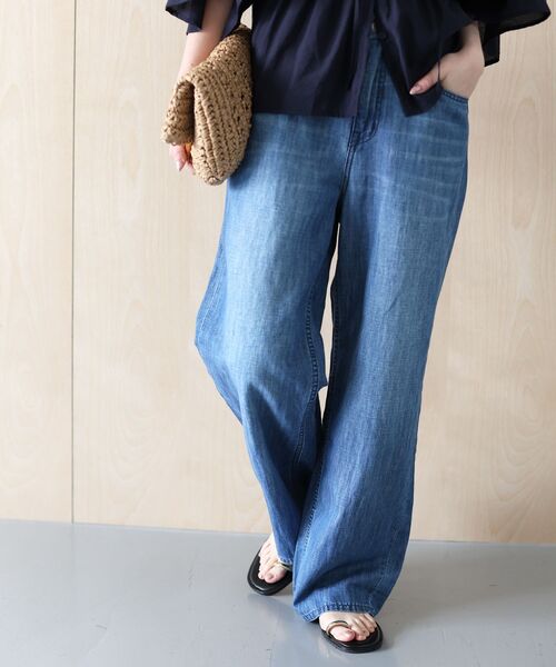 le.coeur blanc(ルクールブラン)の「Healthy DENIM BreezyP.PepperM-Easy(その他パンツ・レディース・ブルー/サックスブルー・37/36)」の5枚目の写真