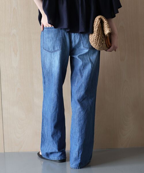 le.coeur blanc(ルクールブラン)の「Healthy DENIM BreezyP.PepperM-Easy(その他パンツ・レディース・ブルー/サックスブルー・37/36)」の6枚目の写真