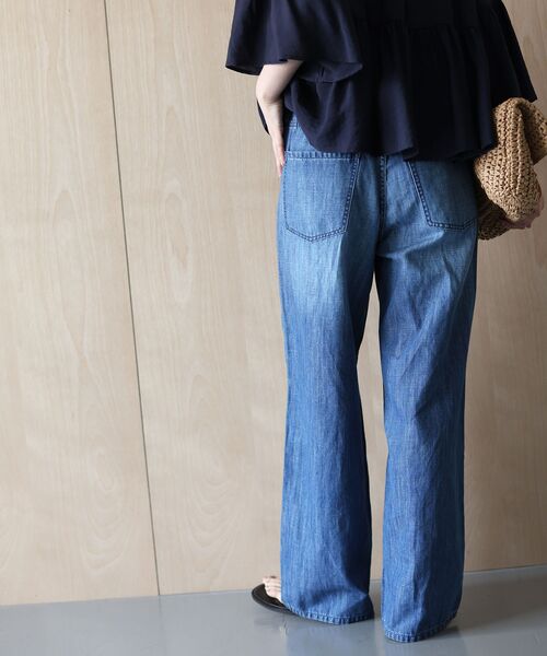 le.coeur blanc(ルクールブラン)の「Healthy DENIM BreezyP.PepperM-Easy(その他パンツ・レディース・ブルー/サックスブルー・37/36)」の7枚目の写真