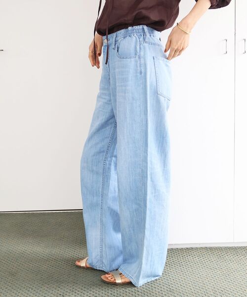 le.coeur blanc(ルクールブラン)の「Healthy DENIM BreezyP.PepperM-Easy(その他パンツ・レディース・ブルー/サックスブルー・37/36)」の13枚目の写真