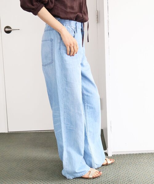 le.coeur blanc(ルクールブラン)の「Healthy DENIM BreezyP.PepperM-Easy(その他パンツ・レディース・ブルー/サックスブルー・37/36)」の15枚目の写真