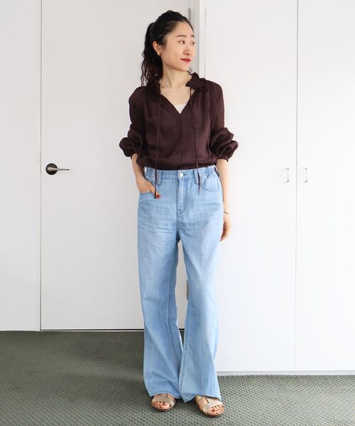 le.coeur blanc(ルクールブラン)の「Healthy DENIM BreezyP.PepperM-Easy(その他パンツ・レディース・ブルー/サックスブルー・37/36)」の16枚目の写真