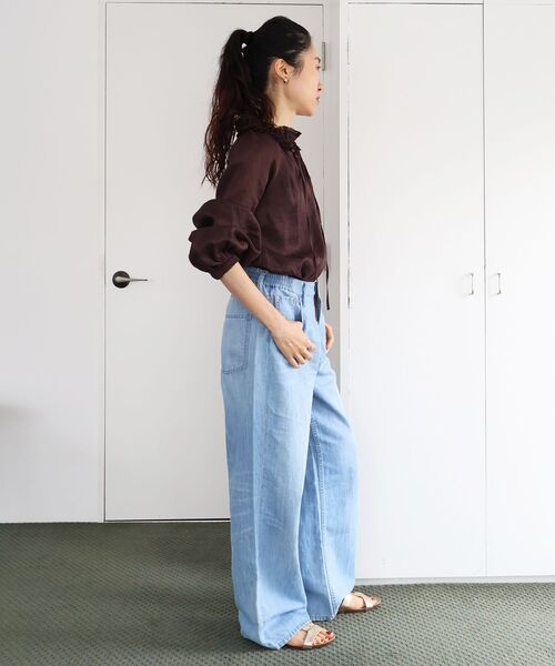 le.coeur blanc(ルクールブラン)の「Healthy DENIM BreezyP.PepperM-Easy(その他パンツ・レディース・ブルー/サックスブルー・37/36)」の17枚目の写真