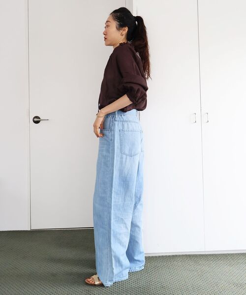 le.coeur blanc(ルクールブラン)の「Healthy DENIM BreezyP.PepperM-Easy(その他パンツ・レディース・ブルー/サックスブルー・37/36)」の19枚目の写真