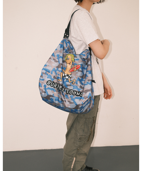 THE SCOT WRECK(ザ スコットレック)の「SURFER TOONS BAG(ショルダーバッグ・レディース・ブルー・FREE)」の3枚目の写真