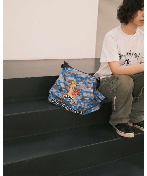 THE SCOT WRECK(ザ スコットレック)の「SURFER TOONS BAG(ショルダーバッグ・レディース・ブルー・FREE)」の5枚目の写真