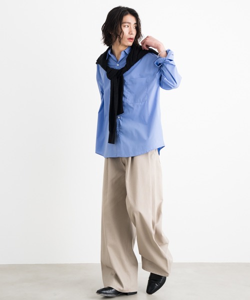 SINSS（シンス）の「Side deep tuck denim / サイドディープタックデニム（デニムパンツ・メンズ・ブラック/ベージュ・SMALL/X-SMALL/LARGE/MEDIUM）」の17枚目の写真