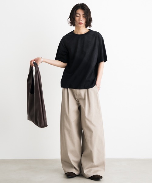 SINSS（シンス）の「Side deep tuck denim / サイドディープタックデニム（デニムパンツ・メンズ・ブラック/ベージュ・SMALL/X-SMALL/LARGE/MEDIUM）」の20枚目の写真