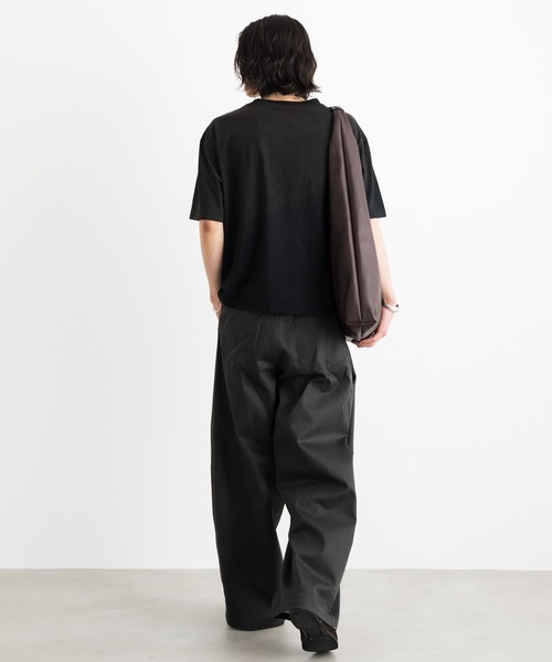 Side deep tuck denim / サイドディープタックデニム（デニムパンツ