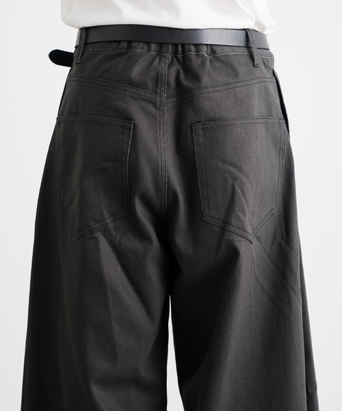 Side deep tuck denim / サイドディープタックデニム（デニムパンツ