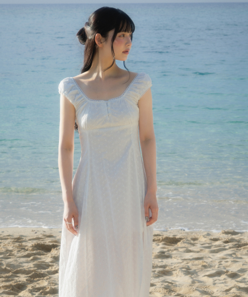 ROSEFRANTZ（ロゼフランツ）の「Floral Lace Slim Long Dress [Ivory]（ワンピース・レディース・アイボリー・OS）」の2枚目の写真
