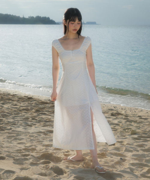 ROSEFRANTZ（ロゼフランツ）の「Floral Lace Slim Long Dress [Ivory]（ワンピース・レディース・アイボリー・OS）」の17枚目の写真