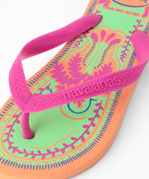 havaianas（ハワイアナス）の「Havaianas/ハワイアナス TOP SUMMER VIBES（サンダル・レディース・ピンク系その他/ナチュラル・24.0cm/23.0cm/22cm）」の8枚目の写真