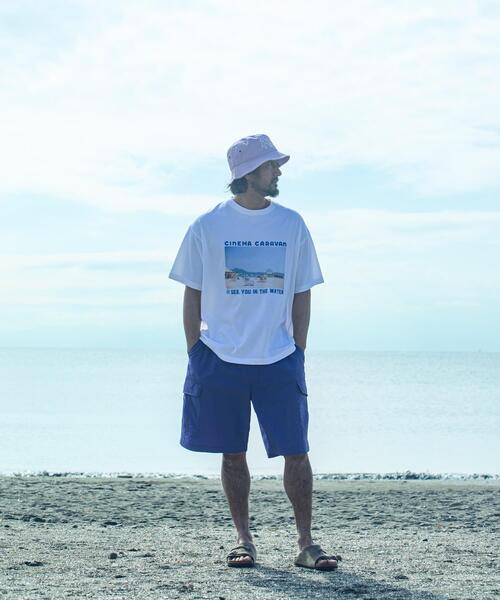 MAGIC NUMBER（マジック ナンバー）の「CINEMACARAVAN×MAGIC NUMBER×Sonny Label　コラボTシャツ3（Tシャツ/カットソー・メンズ・ブルー/バーガンディー/イエロー・SMALL/MEDIUM/LARGE）」の10枚目の写真