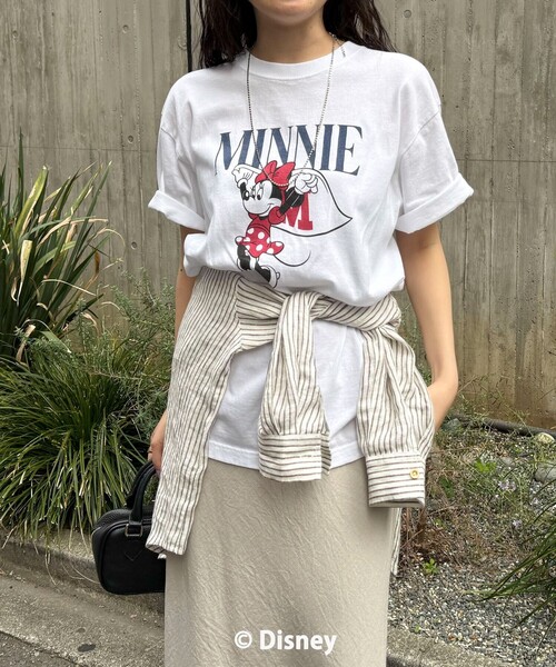 fredy emue（フレディエミュ）の「【GOOD ROCK SPEED/グッドロックスピード】MINNIE半袖Tシャツ（Tシャツ/カットソー・レディース・オフホワイト/ライトグレー・38）」の8枚目の写真