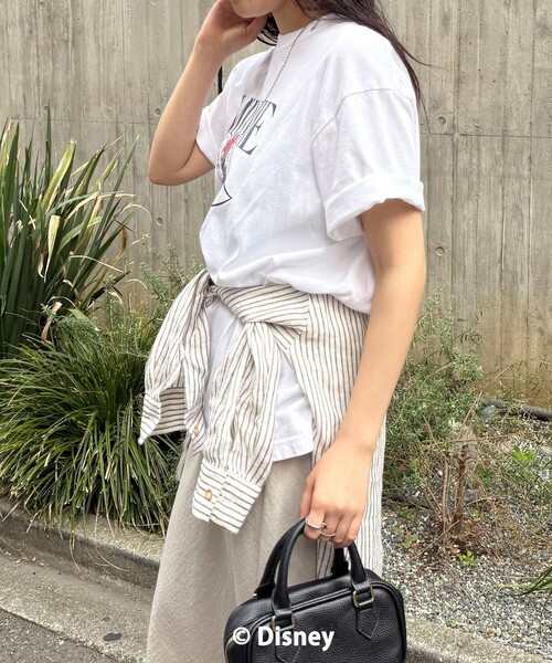 fredy emue（フレディエミュ）の「【GOOD ROCK SPEED/グッドロックスピード】MINNIE半袖Tシャツ（Tシャツ/カットソー・レディース・オフホワイト/ライトグレー・38）」の9枚目の写真