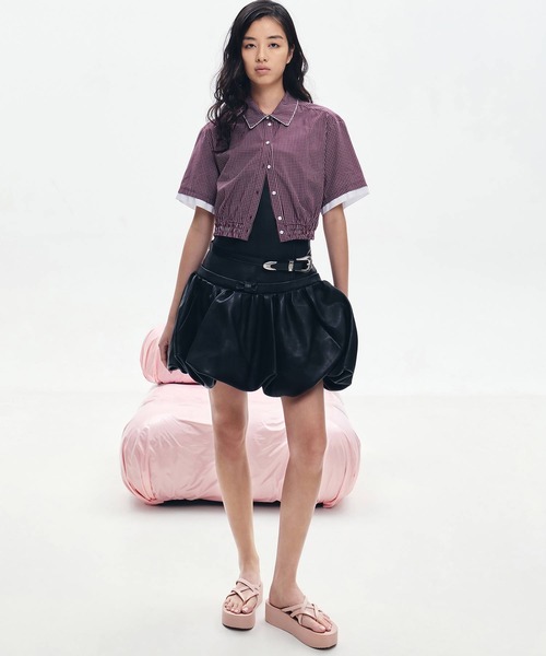 CHARLES & KEITH(チャールズ & キース)の「Levy レヴィー サテン ストラッピー フラットフォーム サンダル(サンダル・レディース・ブラック系その他2/ライトピンク/ダークブルー・22.5cm/23cm/23.5cm/24.5cm/25cm)」の22枚目の写真