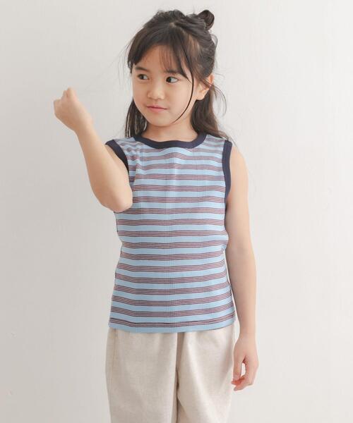 MILLER(ミラー)の「『別注』Robert P Miller×DOORS MILLERボーダータンクトップ(Tシャツ/カットソー・キッズ・イエロー系その他/ブルー系その他/レッド系その他・140/120/110/130)」の11枚目の写真